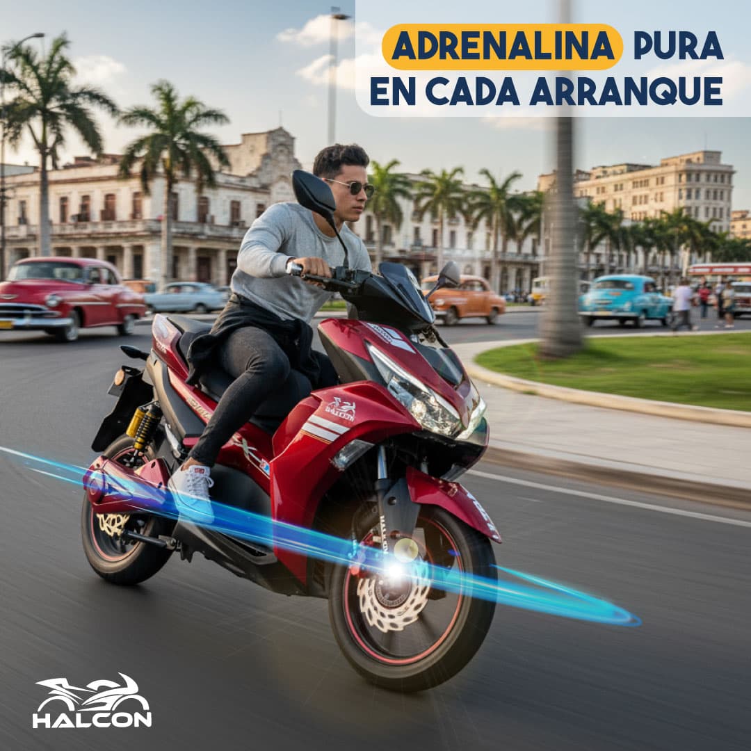 HALCON SHARK X 72V 70Ah Electric Motorcycle